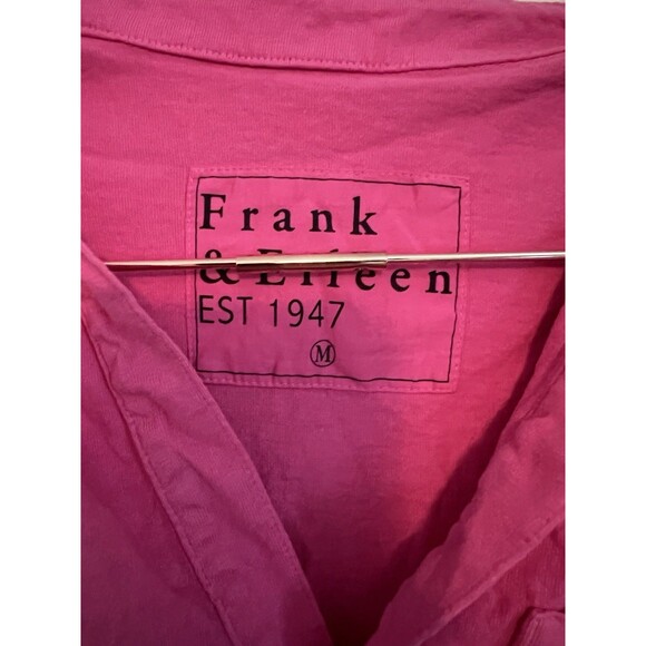 Frank & Eileen Lauren Heritage Jersey Polo Dress Pink Size Medium - Picture 9 of 12